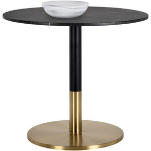 Massie Black Marble Bistro Table